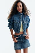 H&M High-waisted Denim Skort