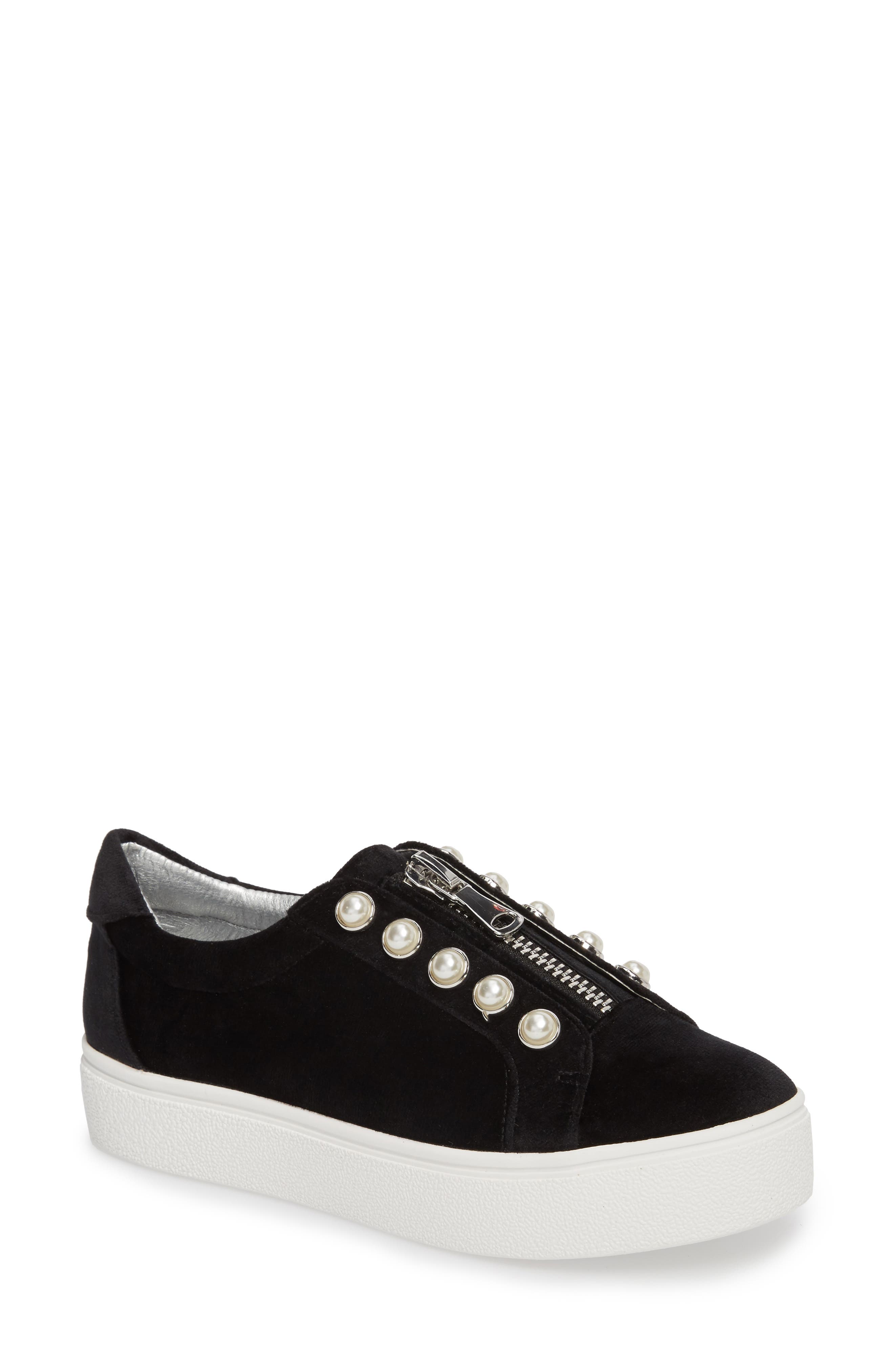 Steve Madden Lynn Embellished Platform Sneaker, Main, color, 