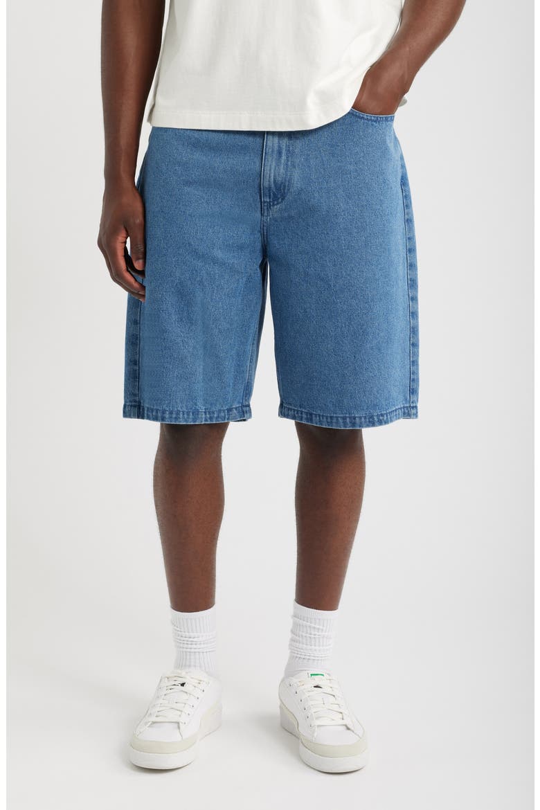 Jagger Denim Shorts, Main, color, INDIGO STONE RINSE