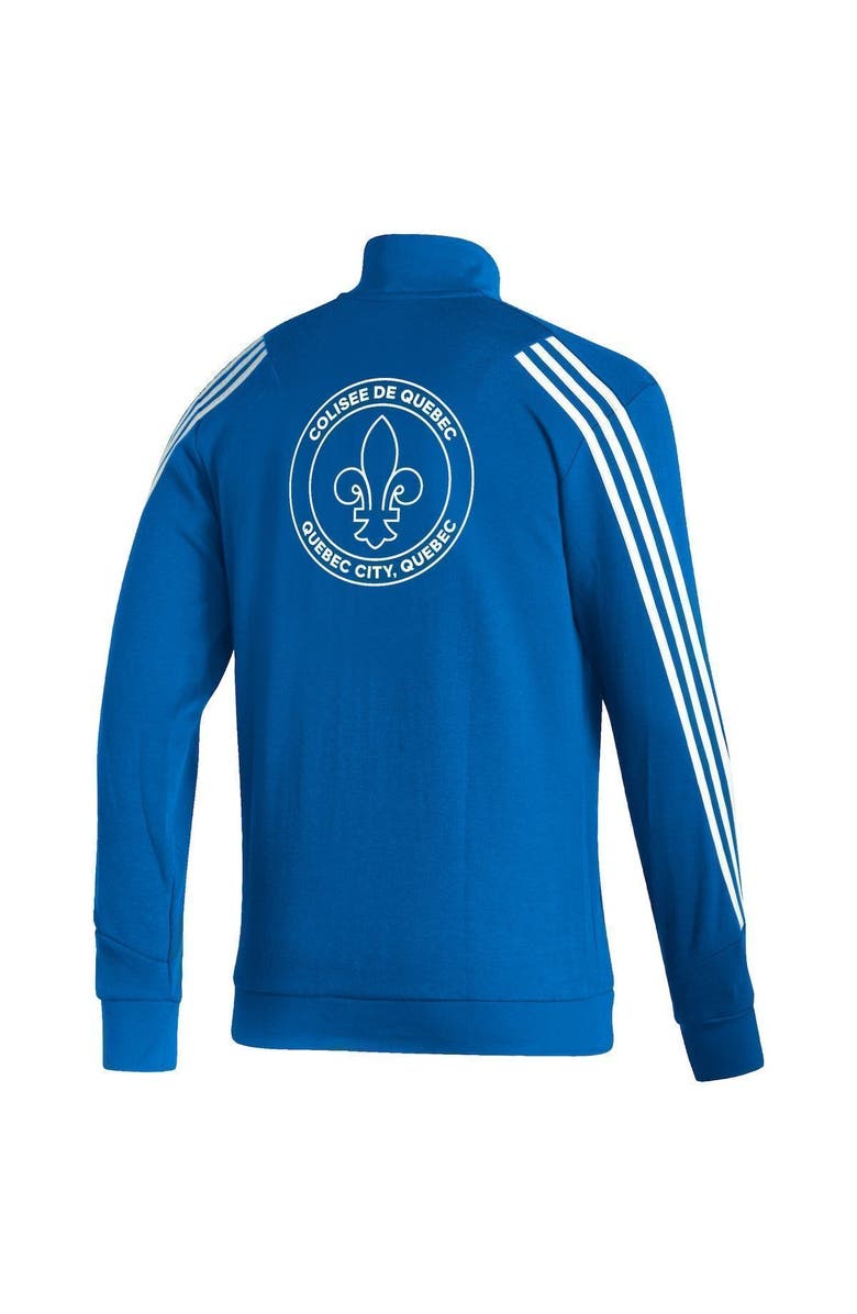 adidas Men's adidas Blue Quebec Nordiques Team Classics Full-Zip Track Jacket, Alternate, color, 