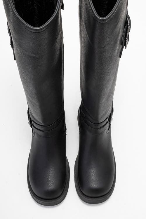 Prologue Shoes Sia Knee High Boot In Black