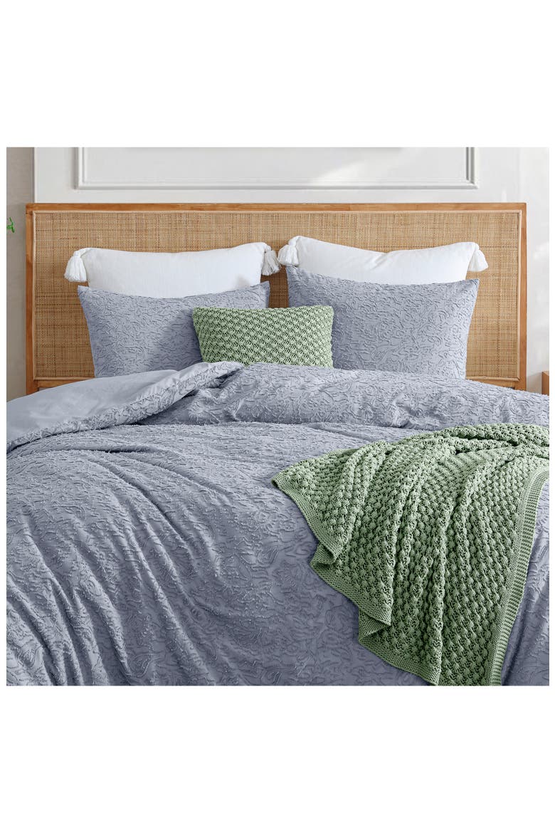 Floral Cutwork Comforter & Shams Set, Alternate, color, LILAC