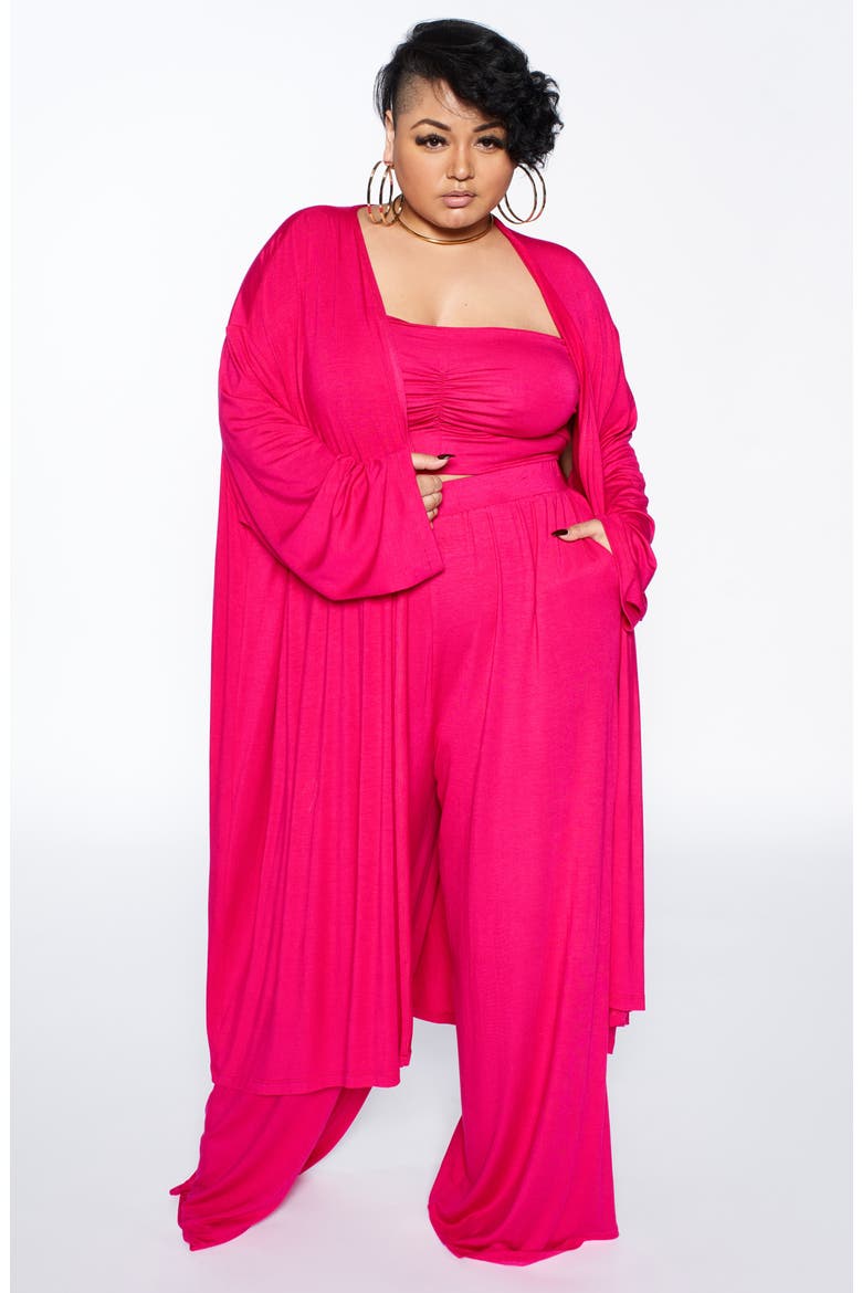 Sedona Leisure Wide Leg Pants (Nordstrom Exclusive), Alternate, color, HOT PINK