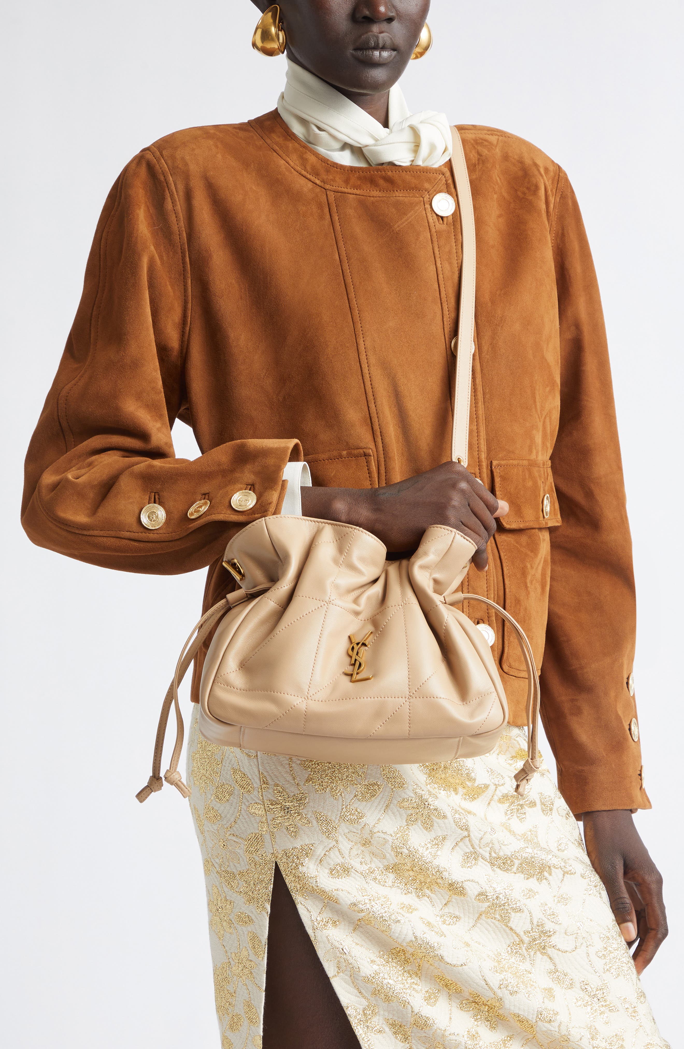 Jamie Shoulder Pouch, Alternate, color, CLEAR BEIGE