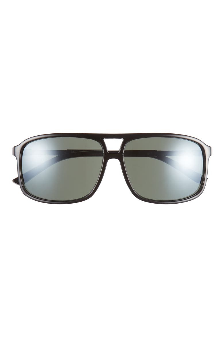 Aviator Sunglasses, Main, color, BLACK