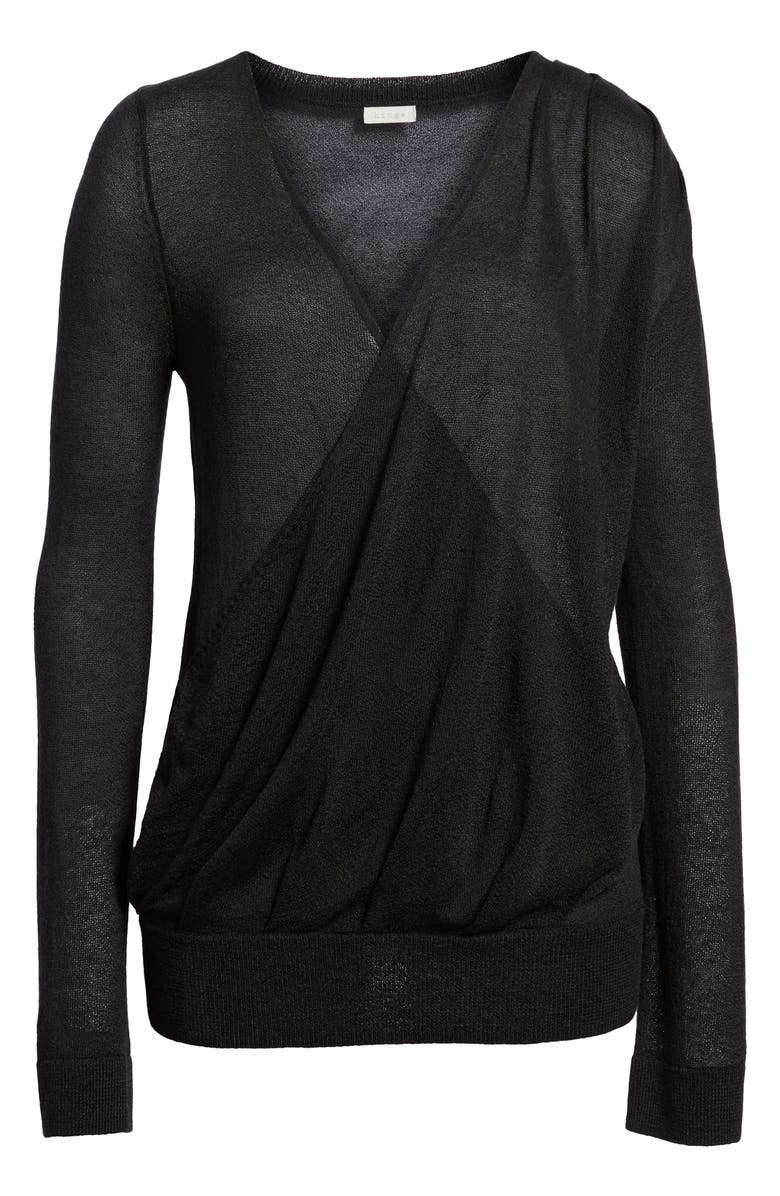 Hinge Surplice Sweater, Alternate, color, 