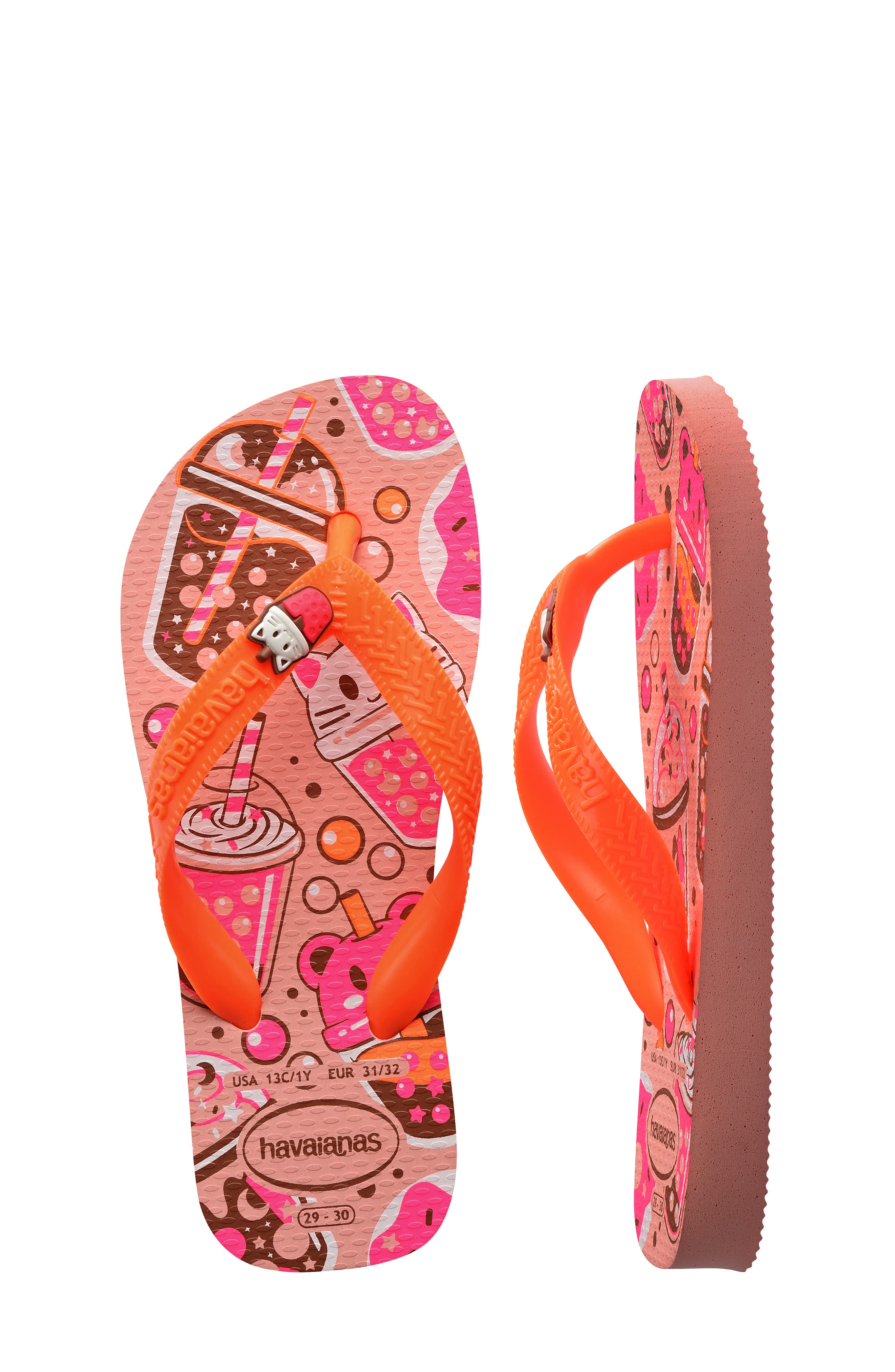 Kids' Fantasy Flip Flop, Alternate, color, BLOSSOM