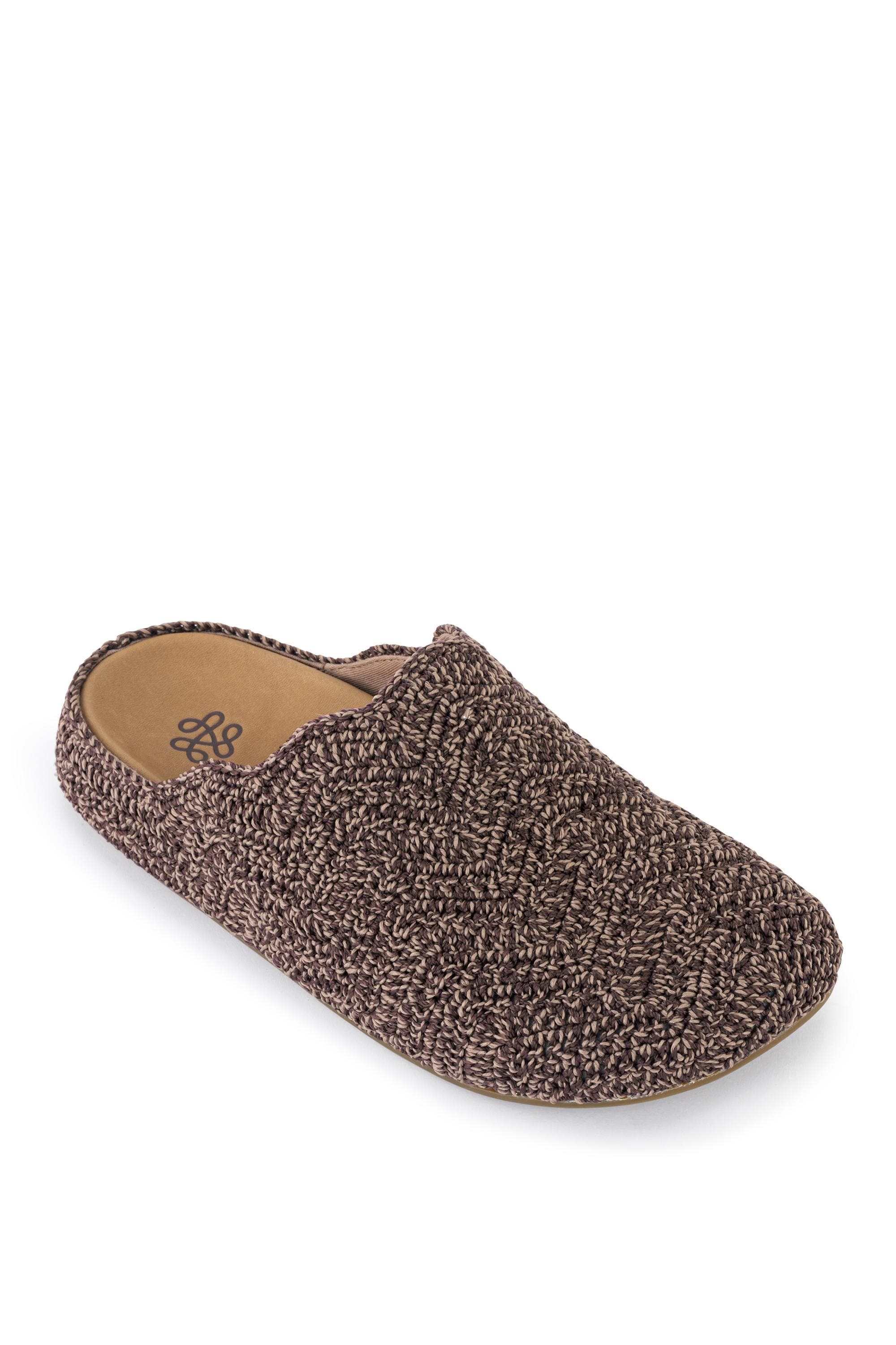 Bolinas Crochet Ripple Clog, Alternate, color, Nutmeg Static Ripple