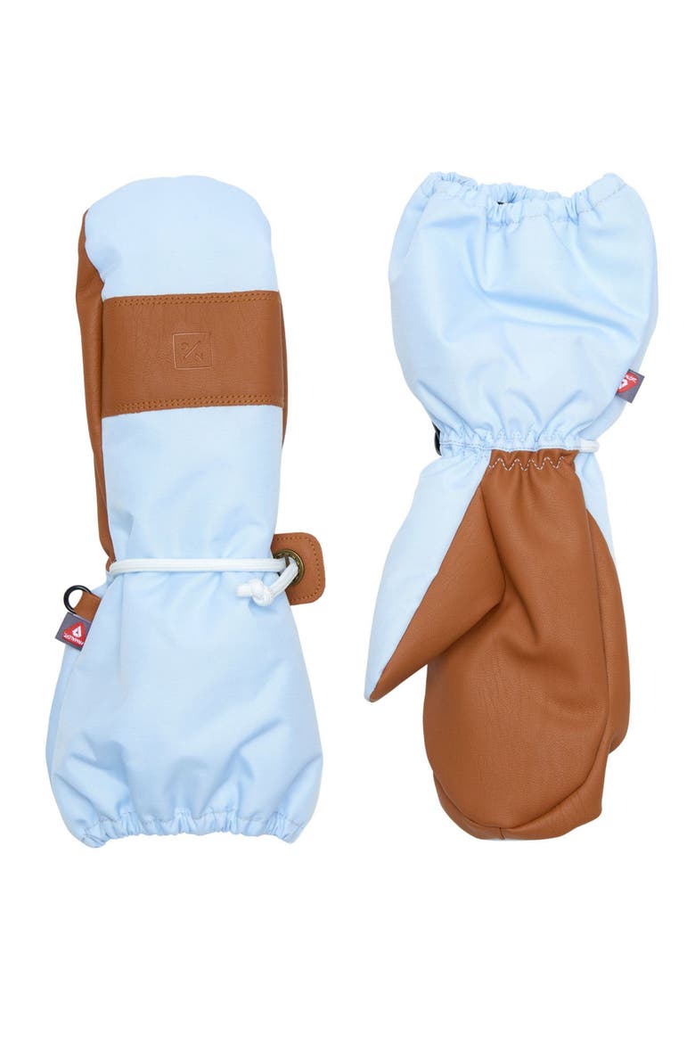 Waterproof Ski Mitten, Alternate, color, Cloud Blue