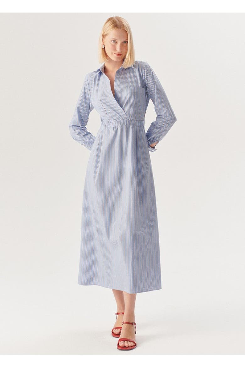 Adelyn Midi Dress, Alternate, color, Blue