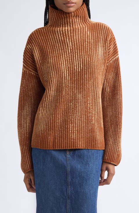 M-Amet Wool Blend Rib Sweater