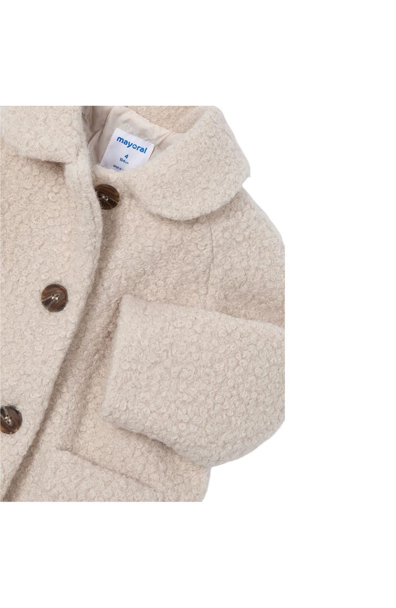 Mayoral Cozy Coat, Alternate, color, Beige