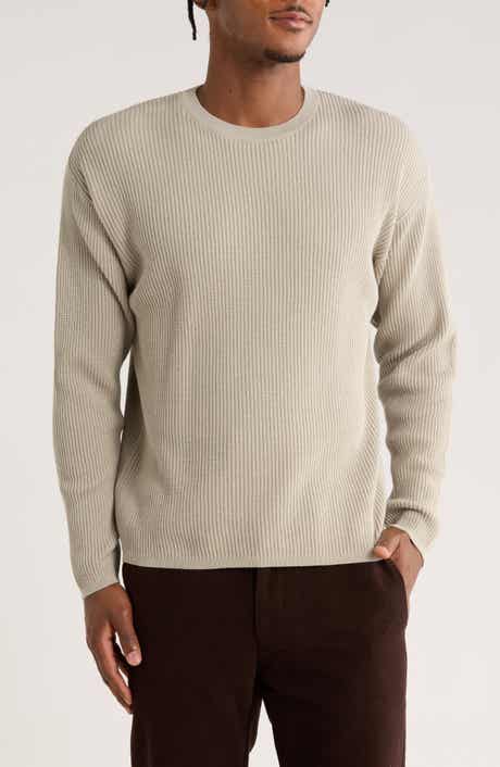 DENIM AND FLOWER Textured Cotton Sweater