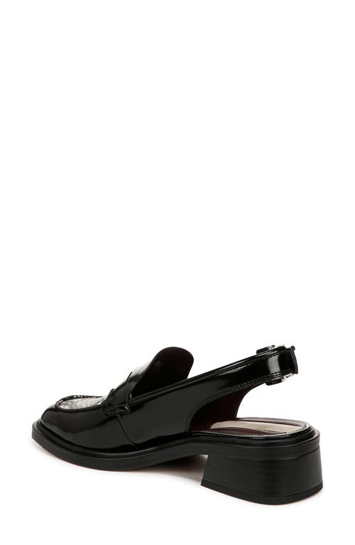 Franco Sarto Giada Slingback Penny Loafer Pump In Black