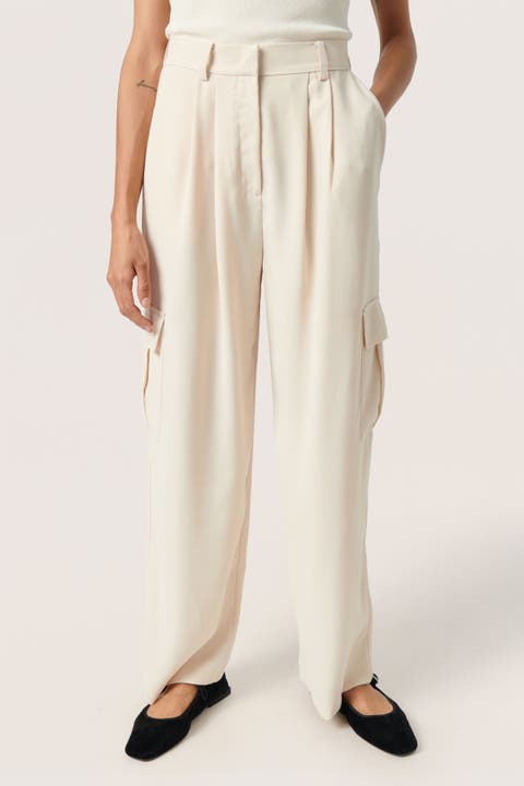 Shirley Wide Legs Cargo Trousers