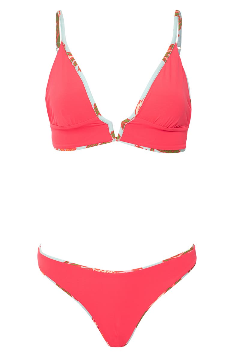 Maaji Sublimity Reversible Bikini Bottoms, Alternate, color, Blue