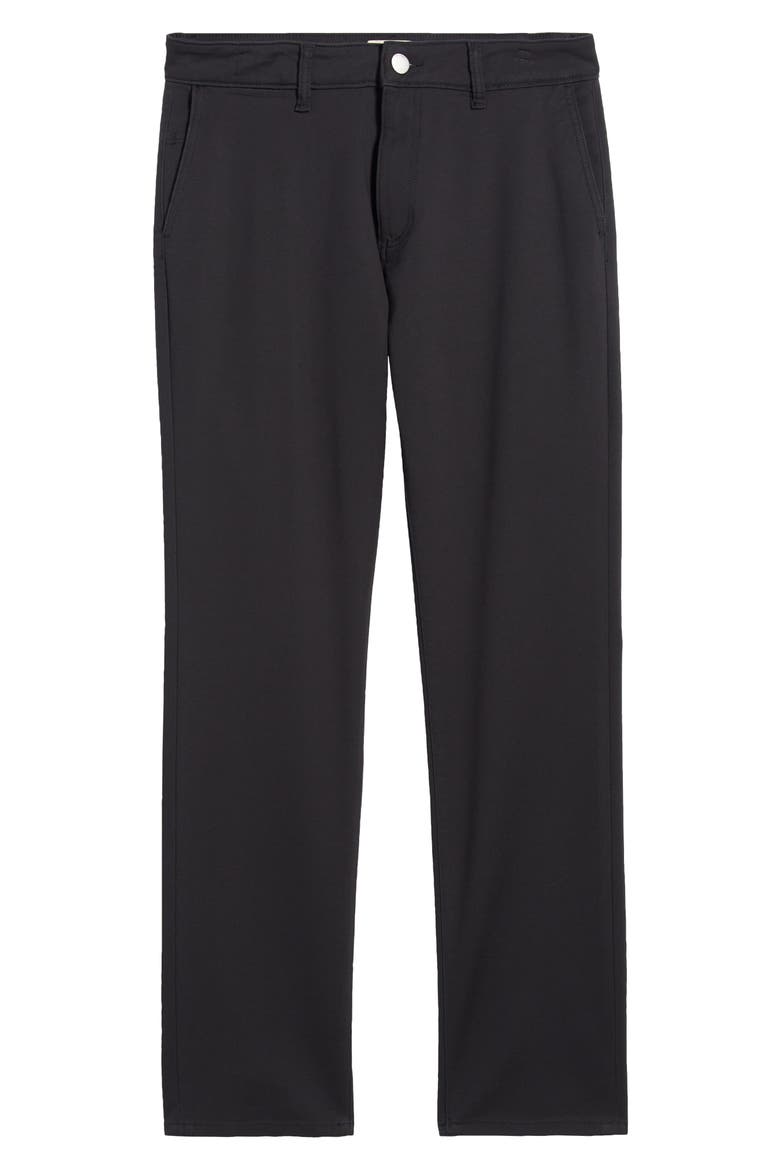 Ivan Slim Fit Twill Pants, Alternate, color, BLACK ONYX