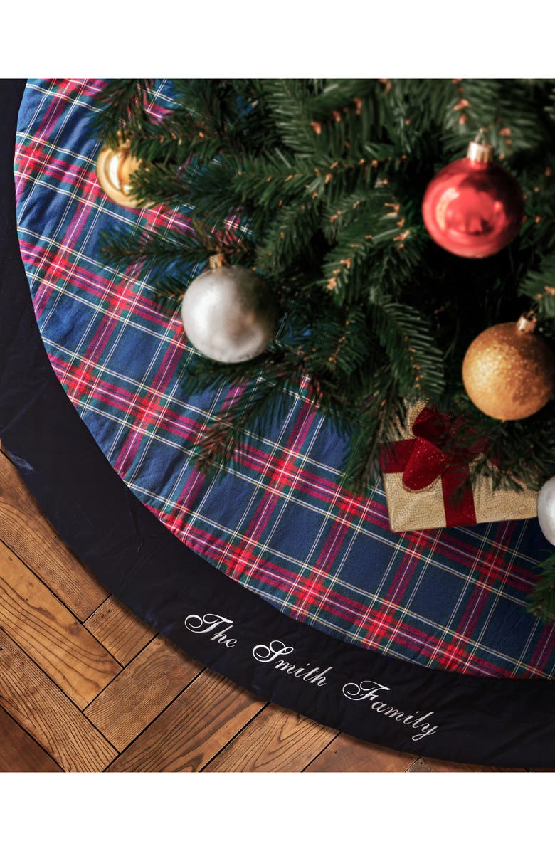 Petite Plume Windsor Tartan Cotton Tree Skirt, Alternate, color, 
