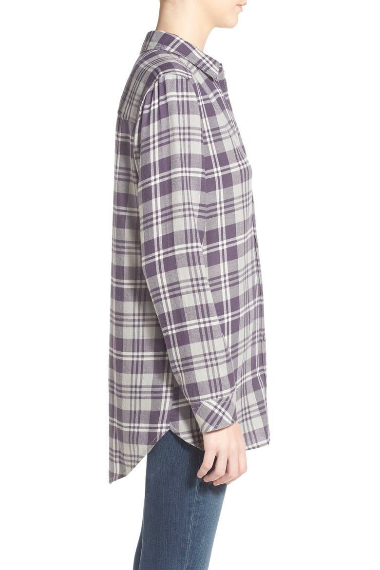 Plaid Shirt, Alternate, color, GREY STONE WOODLAND PLAID