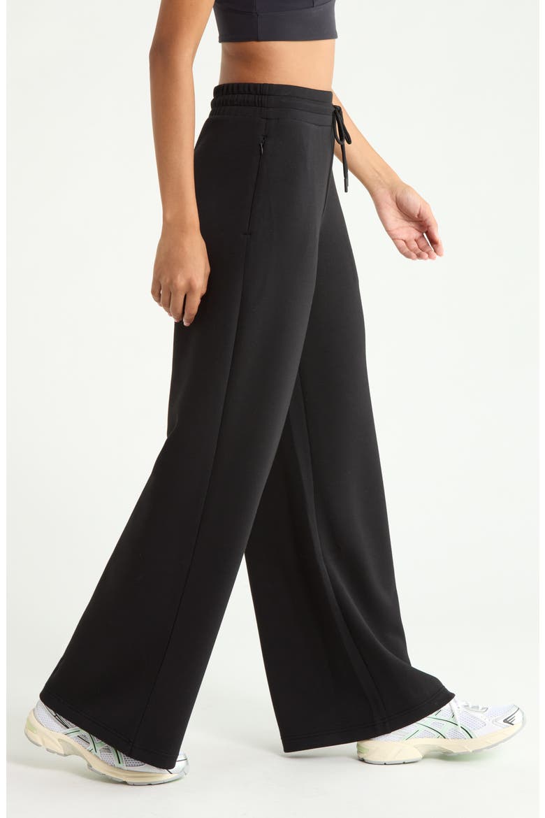 Soft Luxe Wide Leg Pants, Alternate, color, BLACK