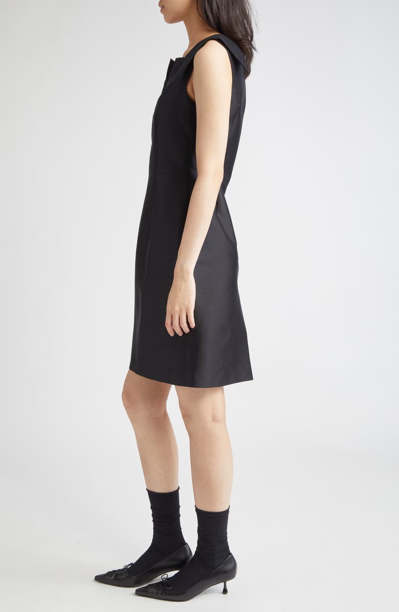 Shushu/Tong Waist Cinching Wool & Silk Sheath Dress, Alternate, color, 