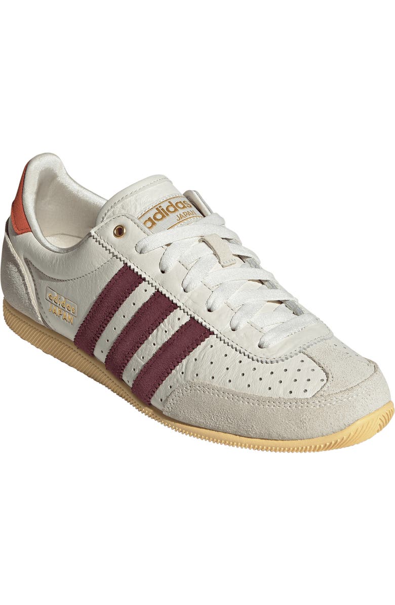 adidas Japan Low Top Sneaker, Main, color, Off White/ Shadow Red/ Orange