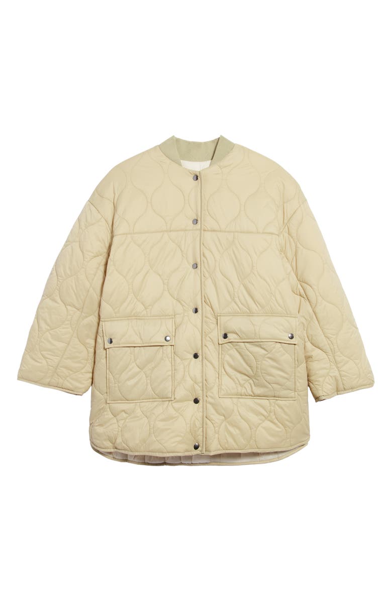 ASOS DESIGN EDITION Quilted Reversible Jacket, Alternate, color, 