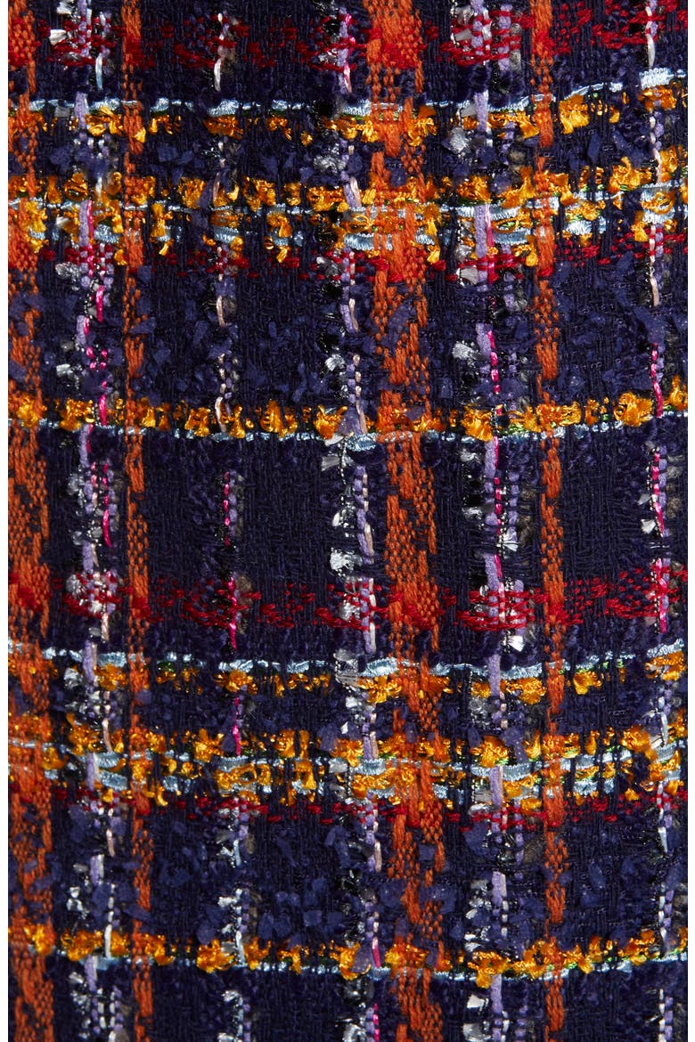 Tweed Pencil Skirt, Alternate, color, NAVY MULTI TWEED