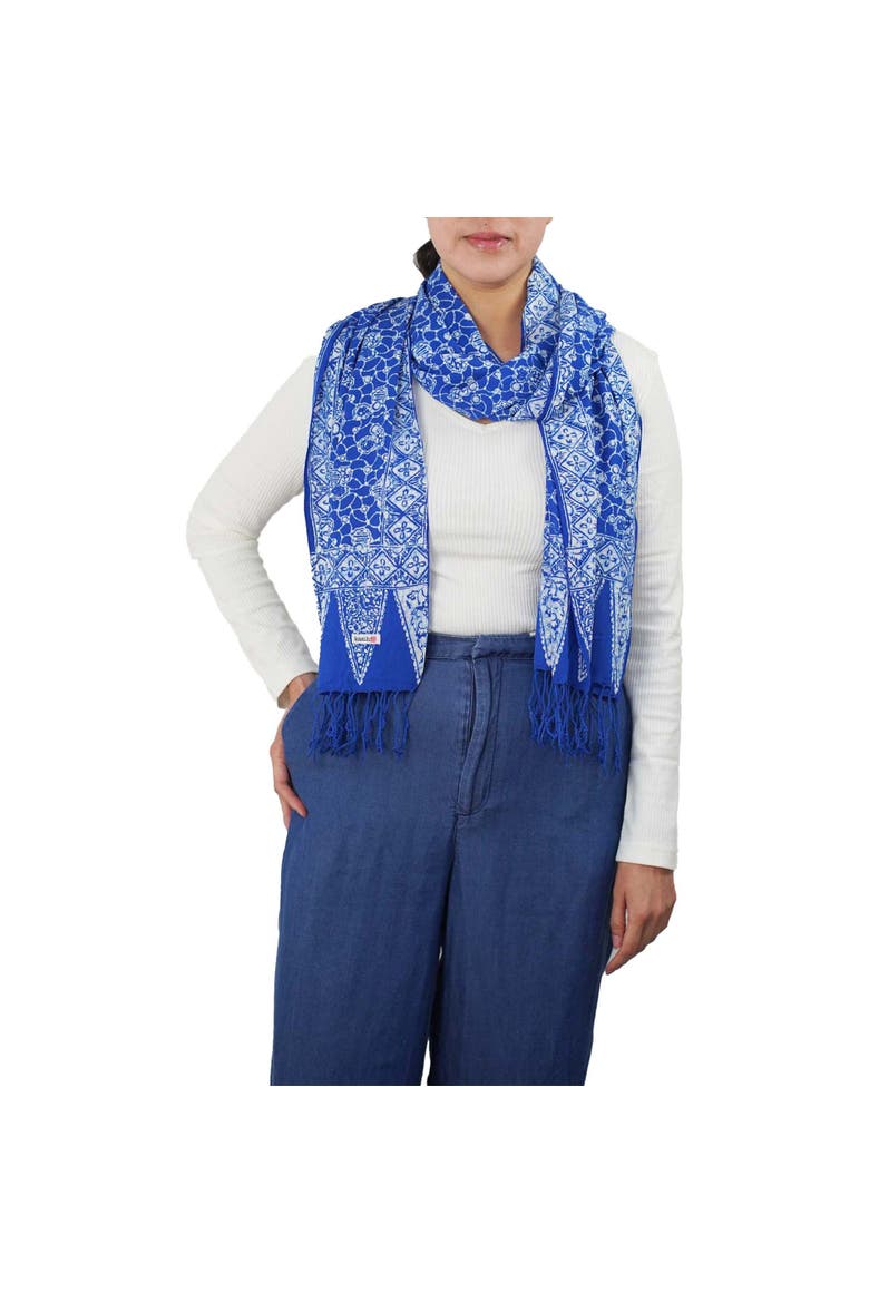 Handmade Batik Scarf, Alternate, color, Boulder