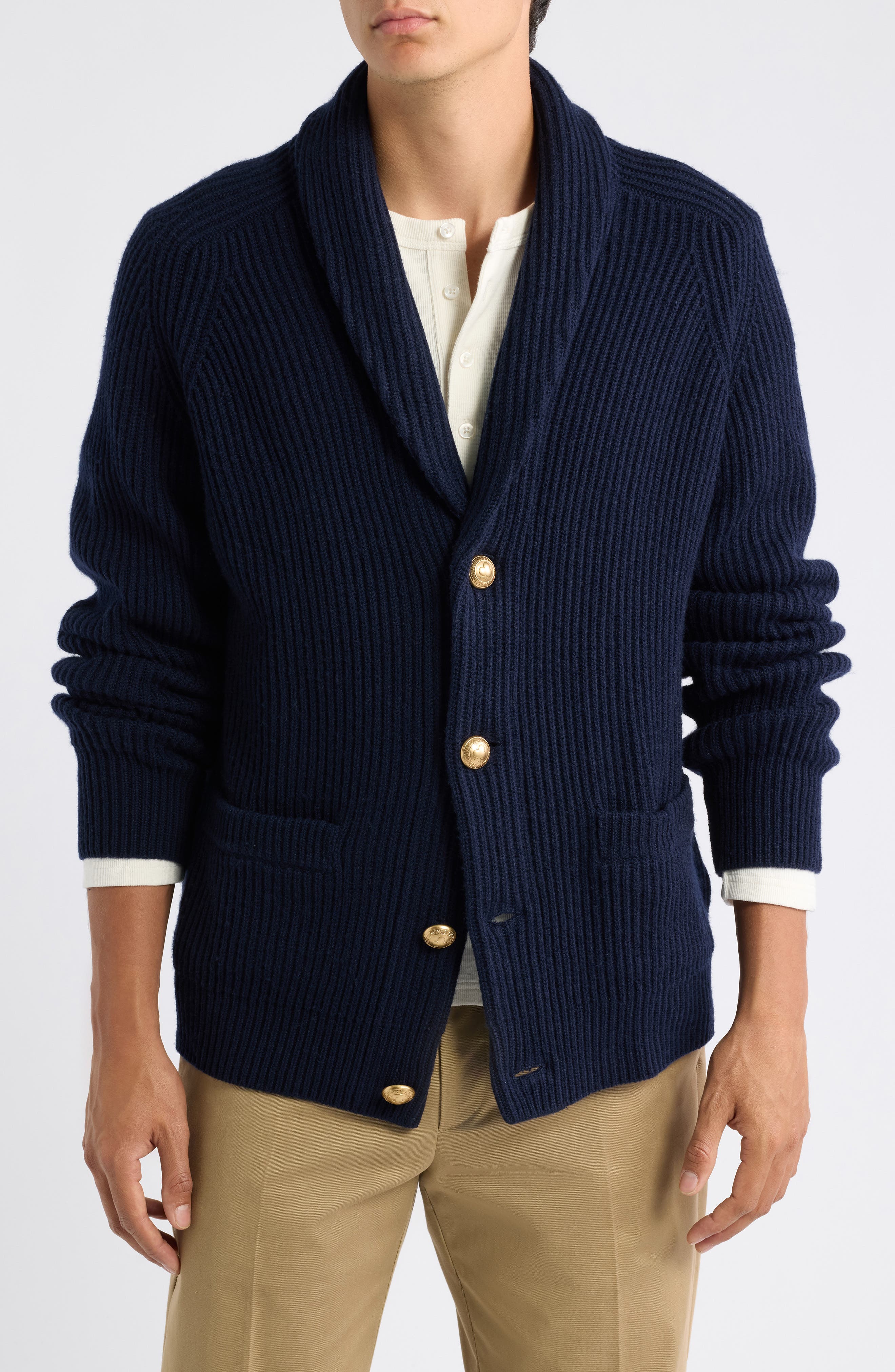 ROWING BLAZERS Fisherman Shawl Collar Cardigan (Men) | Nordstrom