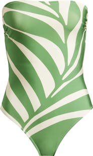 & Other Stories Strapless One-Piece Swimsuit