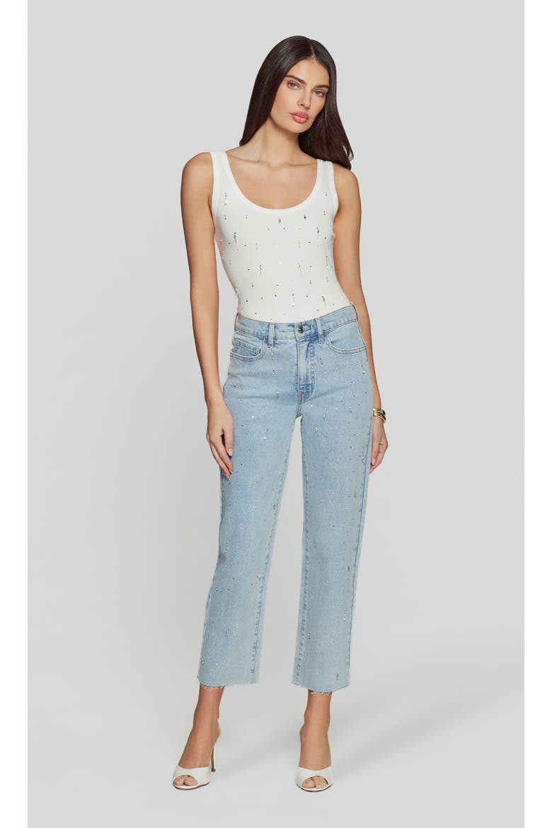 Helena Embellished Jeans, Alternate, color, Light Blue