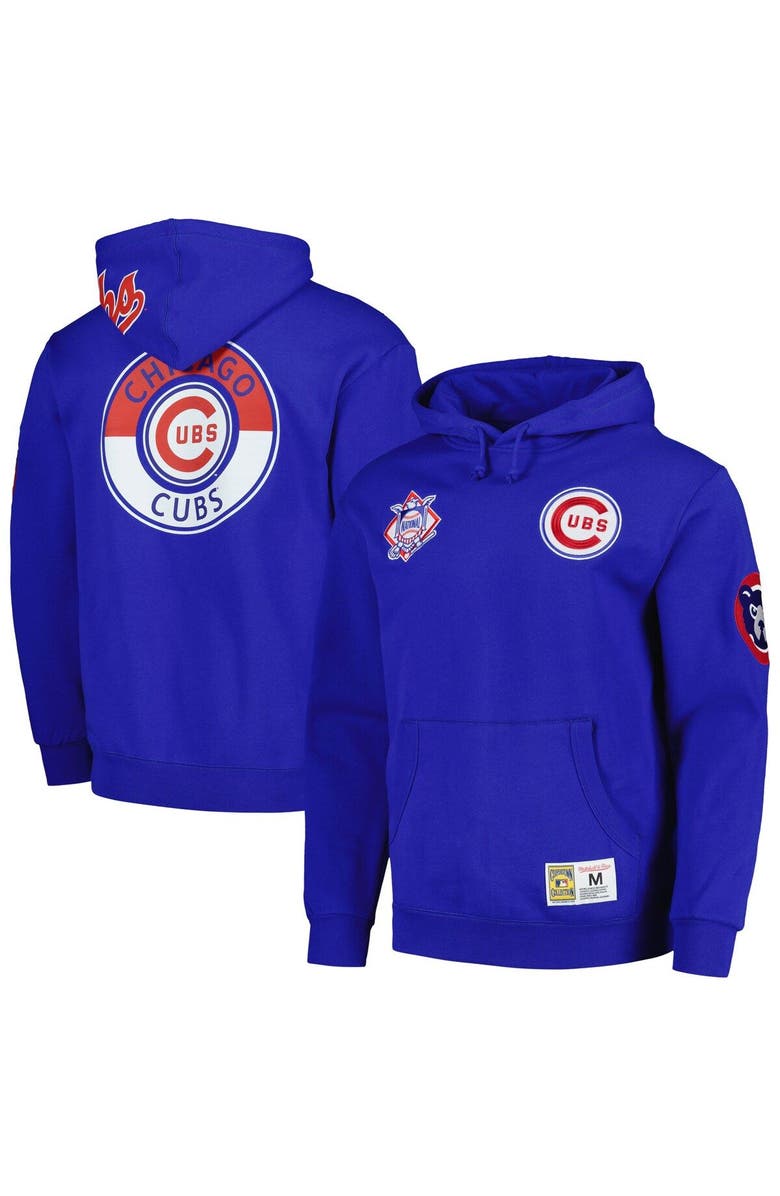 Mitchell & Ness Men's Mitchell & Ness Royal Chicago Cubs City Collection Pullover Hoodie, Main, color, Royal