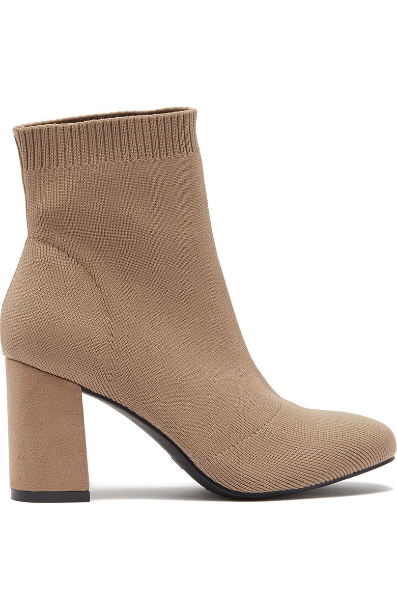 MIA Erika Stretch Bootie, Alternate, color, Dark Sand