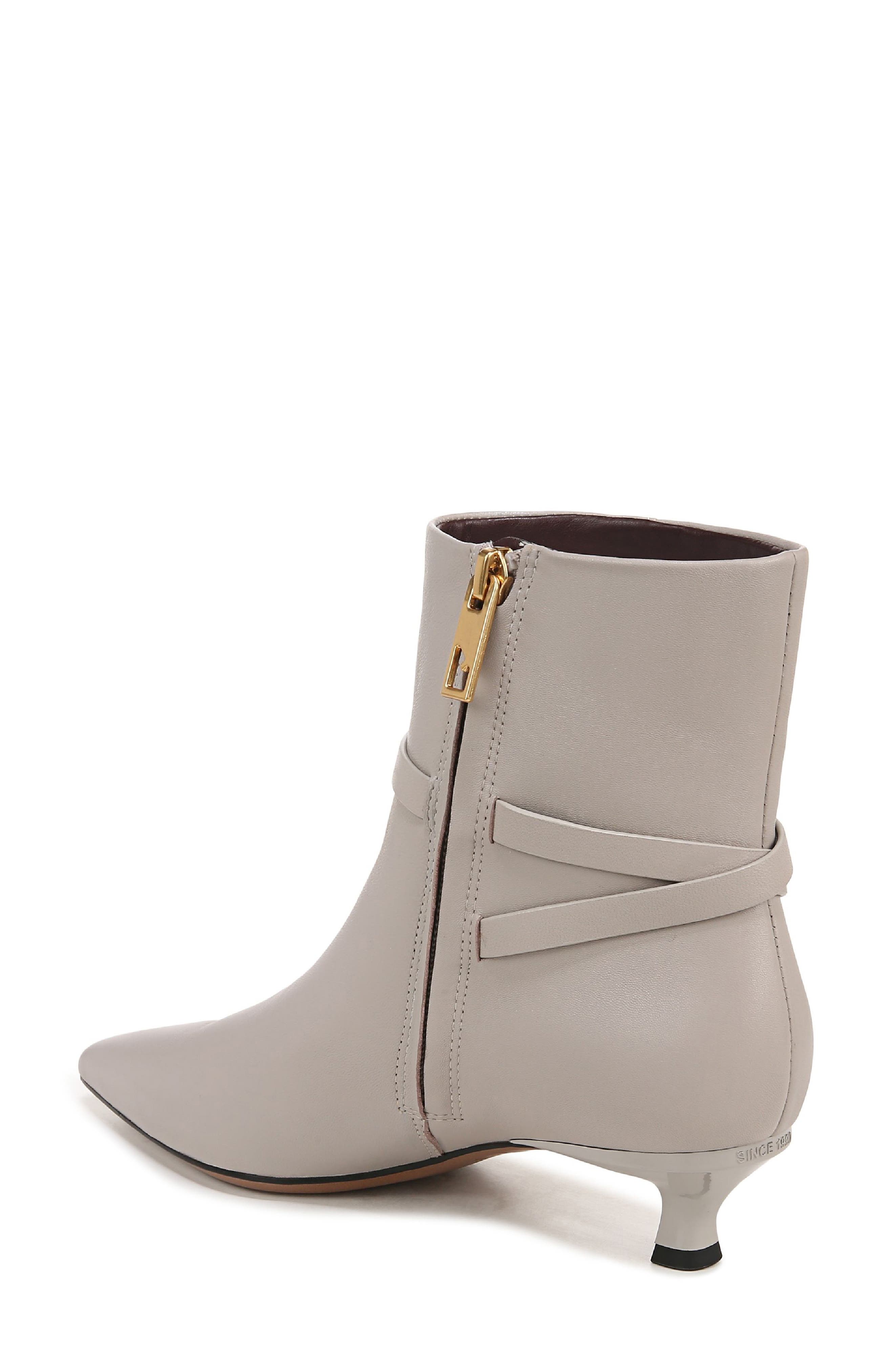 Franco Sarto Marnie Kitten Heel Bootie, Alternate, color, Grey