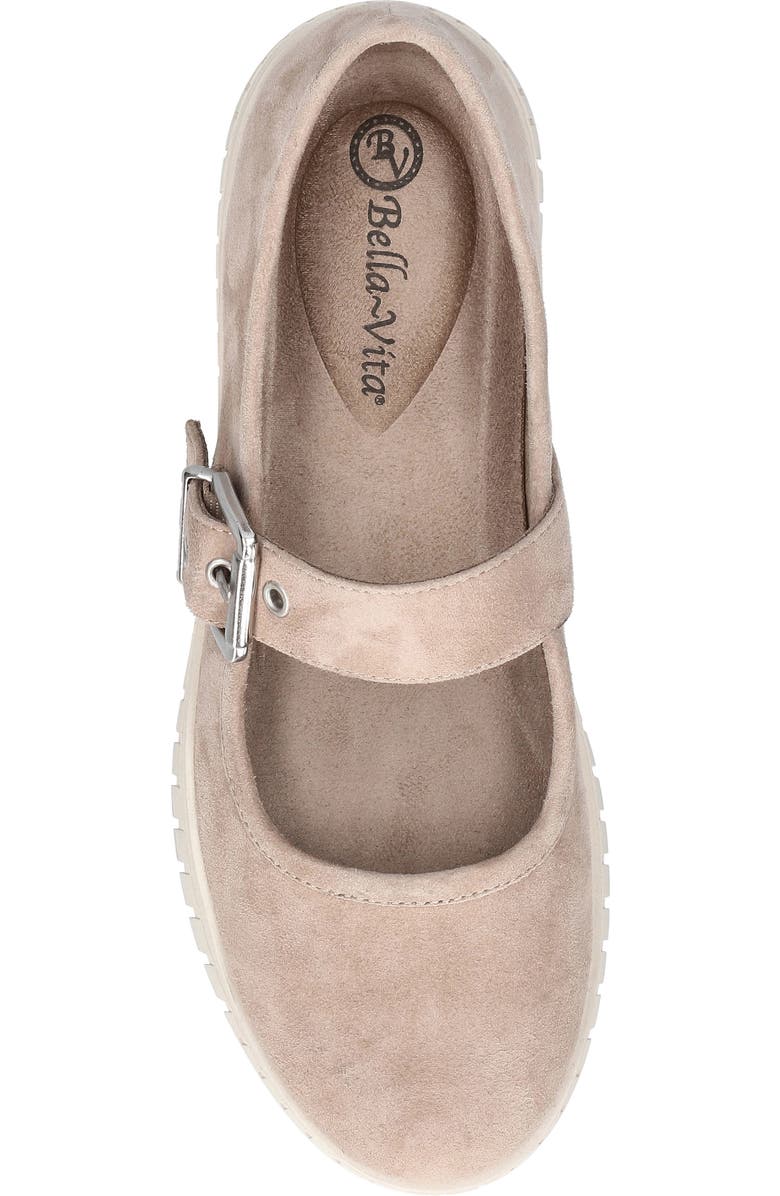 Bella Vita Astro Mary Jane Flat, Alternate, color, Almond Suede