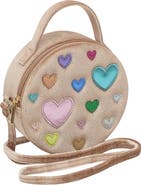 Mimi & Lula Kids' Scatter Hearts Velvet Bag