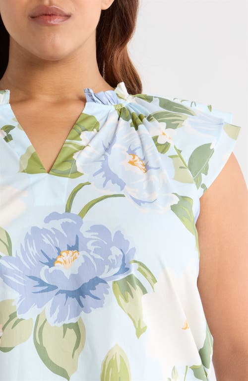 Sugarlips Sloane Floral Ruffle Top In Multi