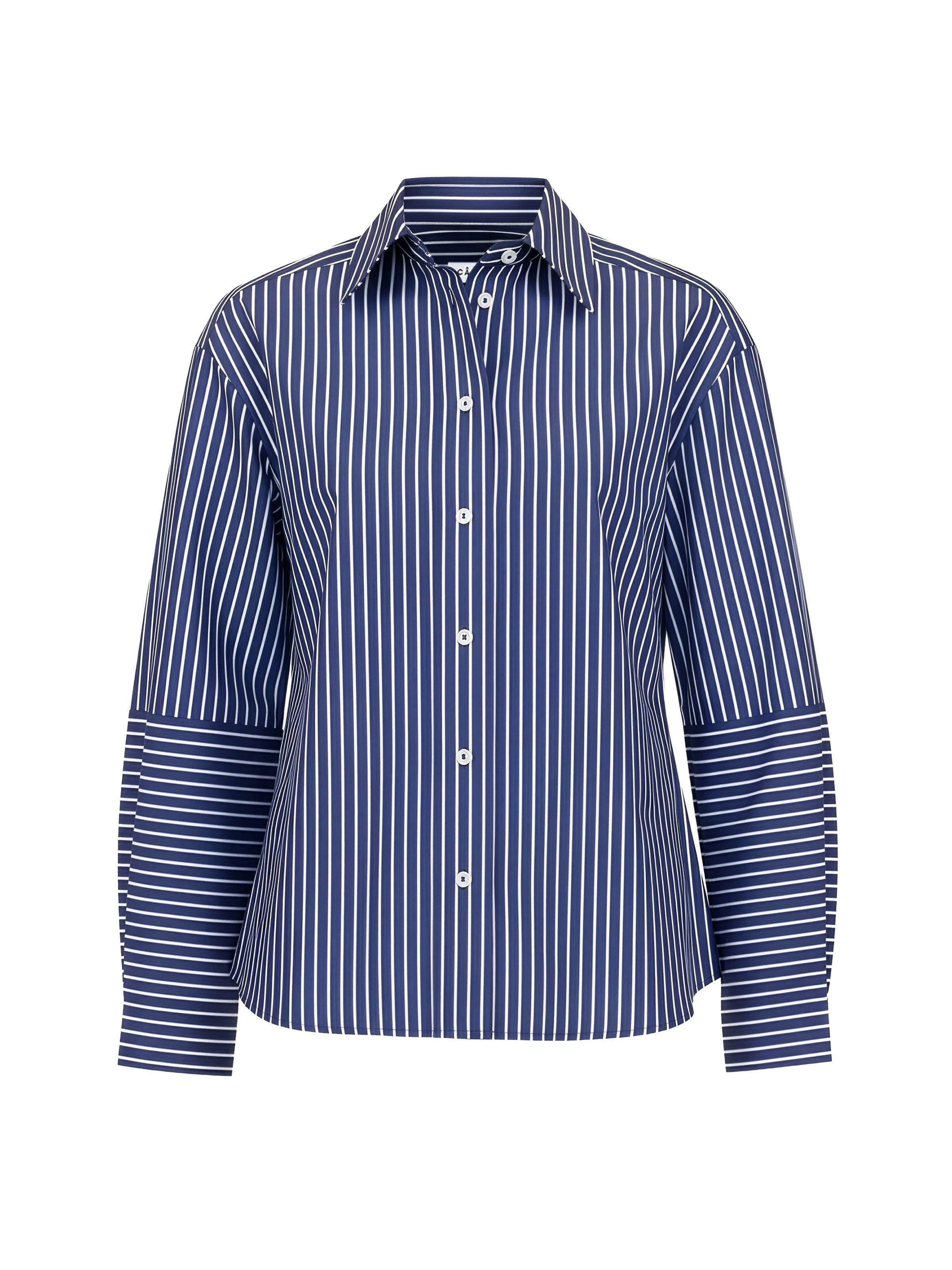 selected Navy/white