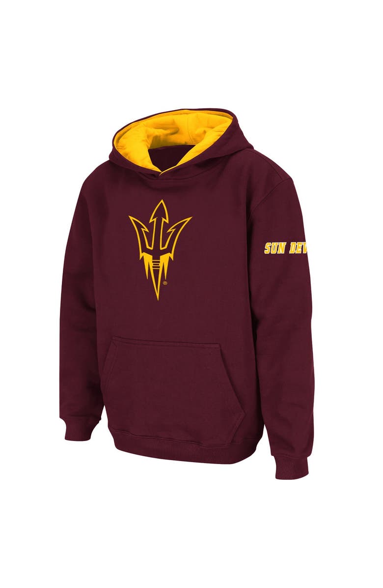 STADIUM ATHLETIC Youth Stadium Athletic Maroon Arizona State Sun Devils Big Logo Pullover Hoodie, Main, color, Maroon