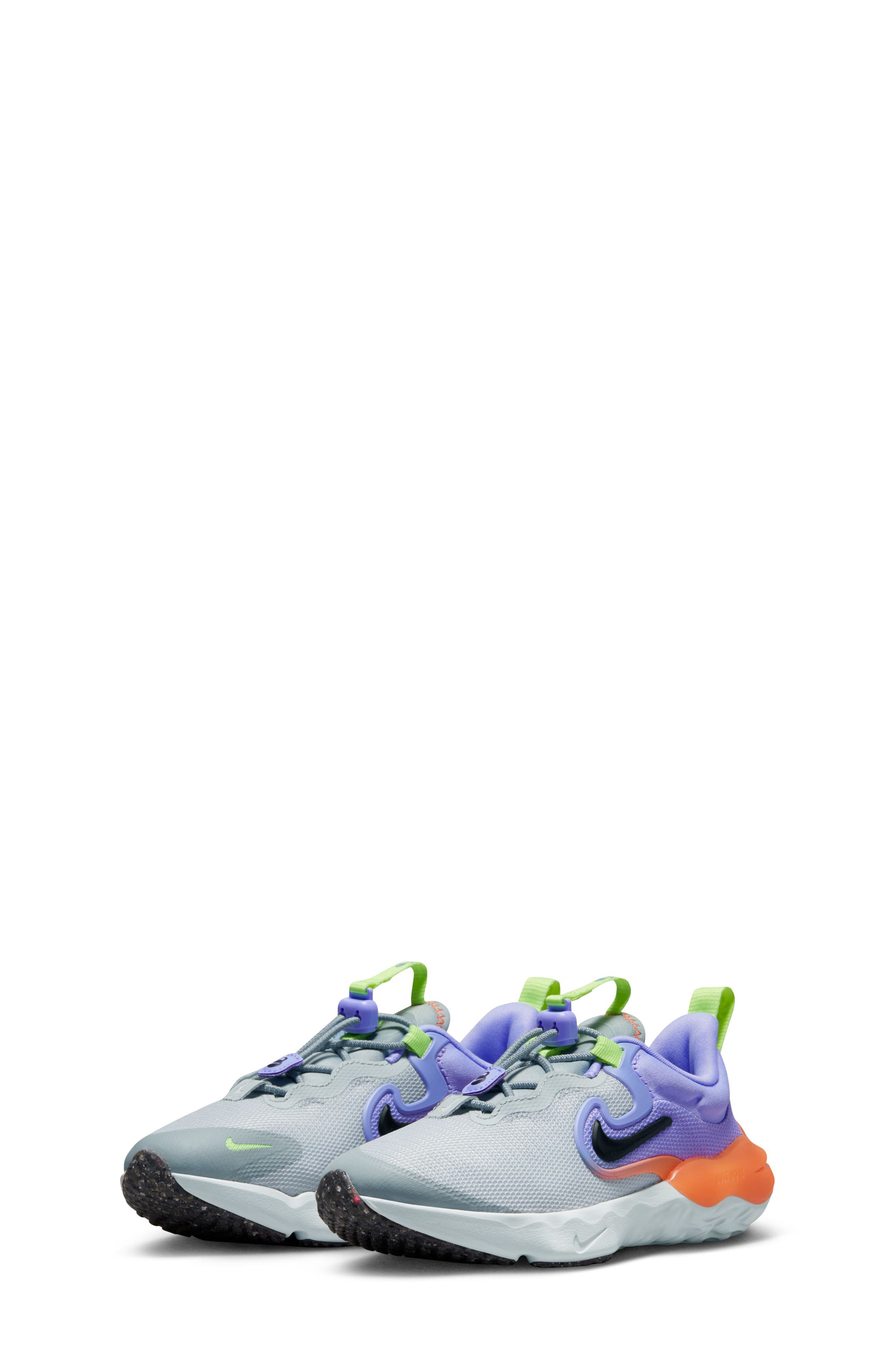 Kids' Run Flow Toggle Sneaker, Main, color, DUST/ BLACK/ PURPLE PULSE