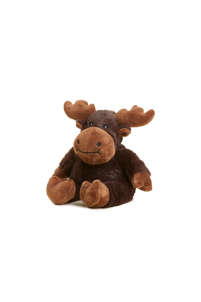 Moose Junior Plush Toy, Main, color, Dark Brown