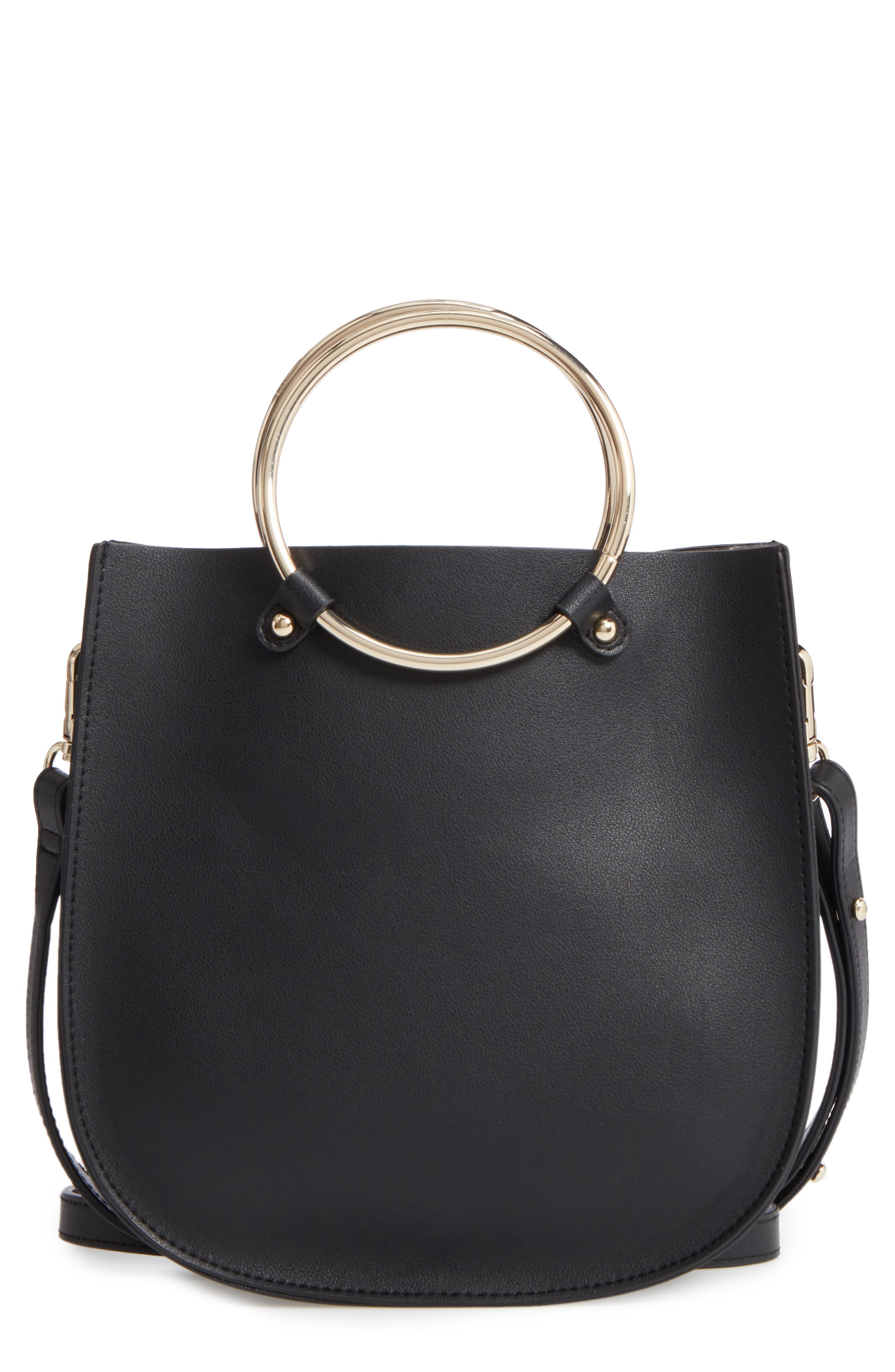 BP. Metal Ring Crossbody Bag, Main, color, 