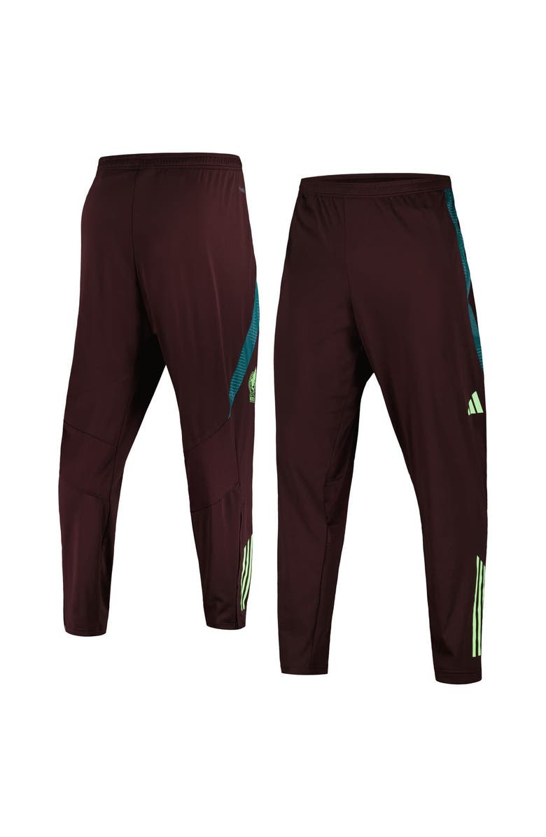 adidas Men's adidas Burgundy Mexico National Team 2024 AEROREADY Training Pants, Alternate, color, 