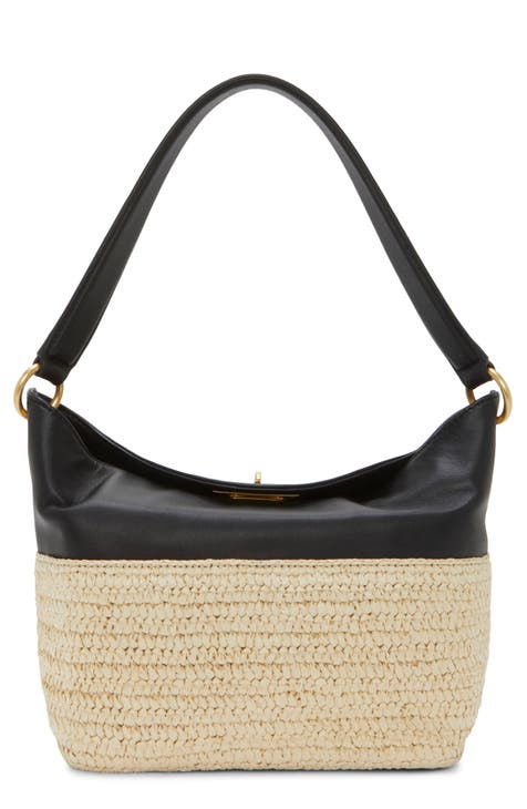 Women s Black Straw Bags Nordstrom