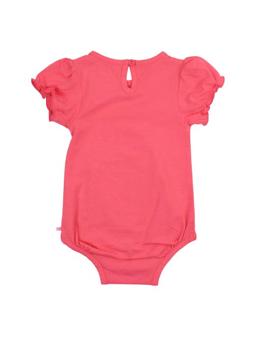 Rufflebutts Baby/toddler Girls Knit Puff Short Sleeve Bodysuit