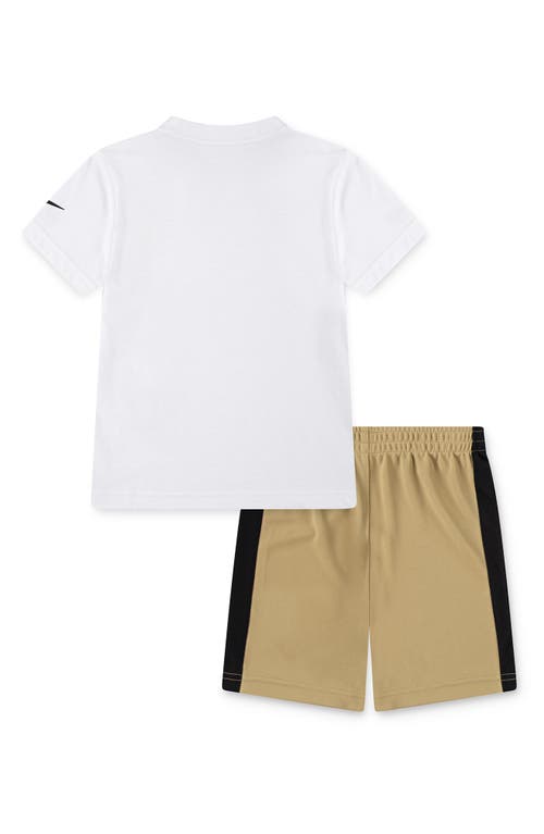 Nike 'just Do It' T-shirt & Shorts Set In Multi