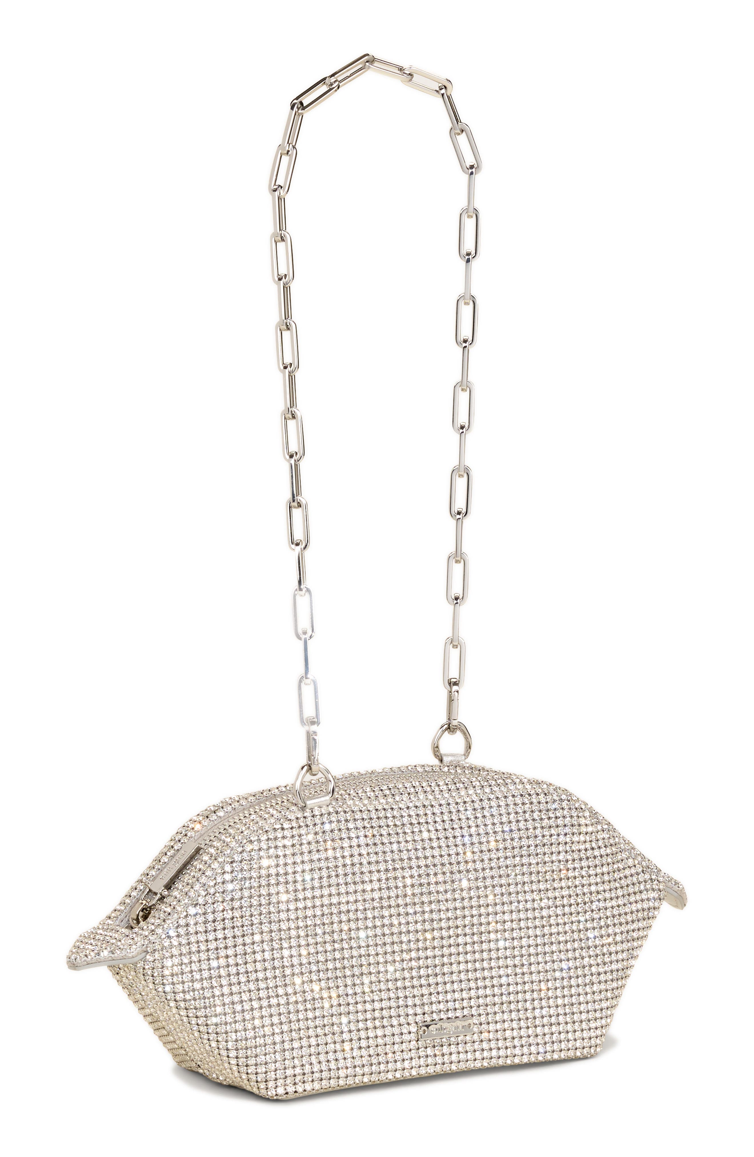 Cult Gaia Lucette Rhinestone Clutch, Alternate, color, 