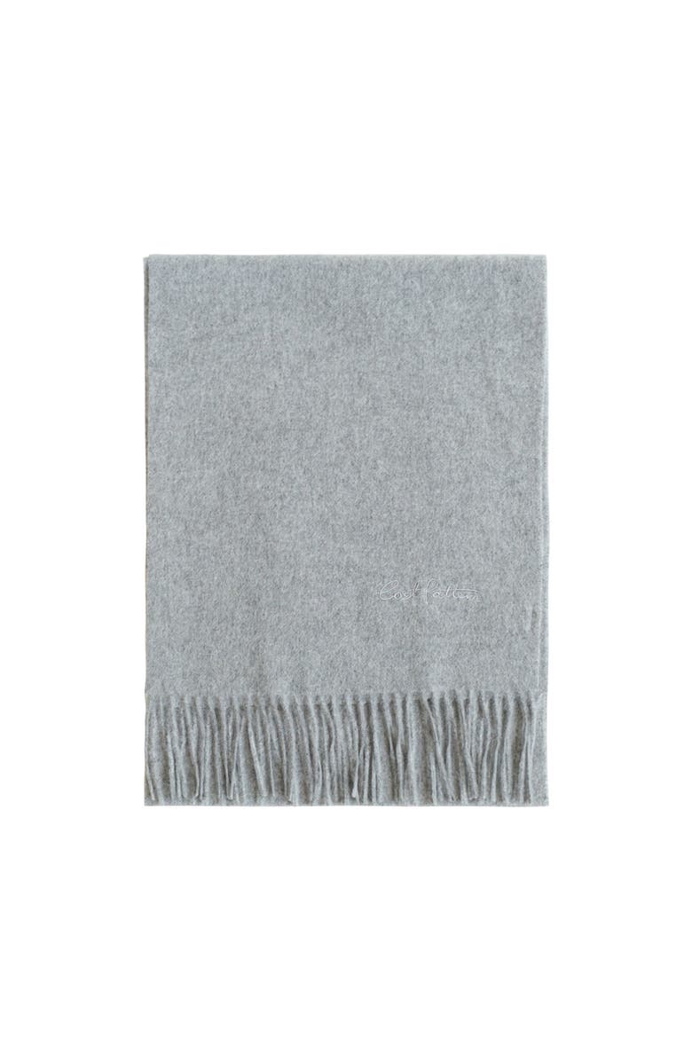 Lost Pattern Lost In Warmth Cashmere Scarf, Main, color, Grey