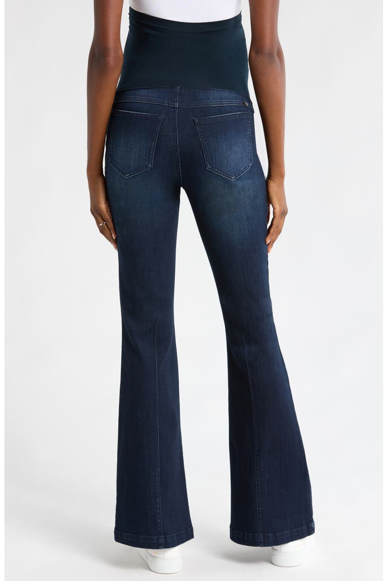 Over the Bump Darted Flare Maternity Jeans, Alternate, color, SADE